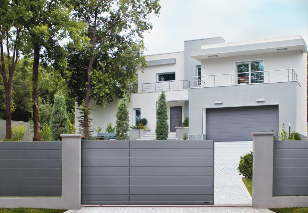 ogrodzenia Katowice – brama przesuwna Wiśniowski z profesjonalnym montażem